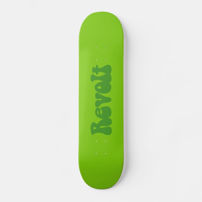 Skate Revolta - Sombras de Verde (Frente)