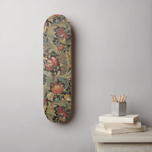 Skate Rich Floral Tapeçaria Brocade Damask