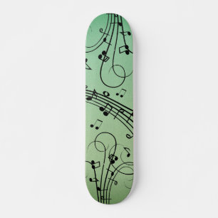 Skate Rico Notes Green Music Design