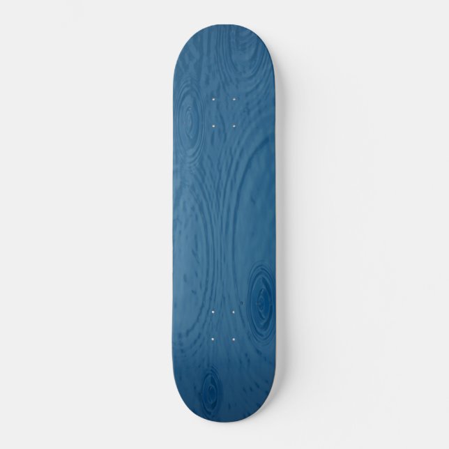 Skate Ripais De Chuva (Ondas De Água Azul) (Frente)
