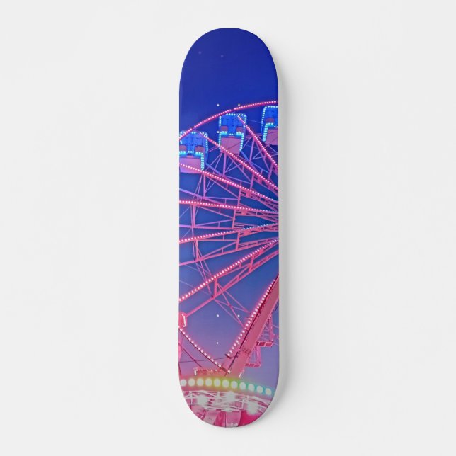 Skate Roda furtiva azul (Frente)