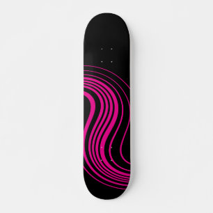Skate Roda simples em magenta e preto