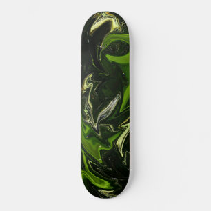 Skate Rodovalho preto verde