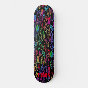 Skate RONIN APEX NEON CATS NEGROS PÉ-Pista NEGRO
