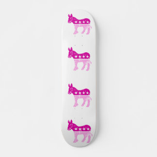Skate Rosa afligido de Democrata asno original