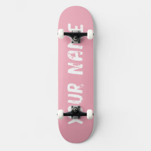 Skate Rosa claro Cute Girly
