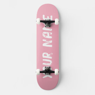 Skate Rosa claro Cute Girly