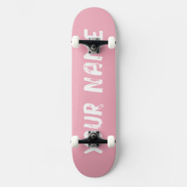 Skate Rosa Claro Fofo Feminino