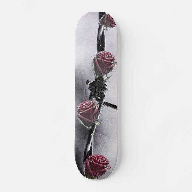 Skate rosas com fio (Frente)