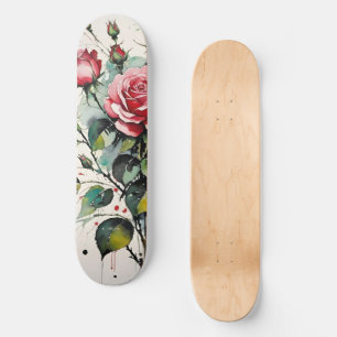 Skate Rosas de borda