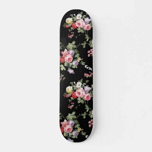 Skate Rosas na moda rosas vermelha femininos elegantes (Frente)