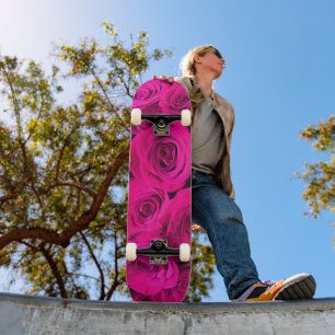 Skate Rosas rosa, flores rosa