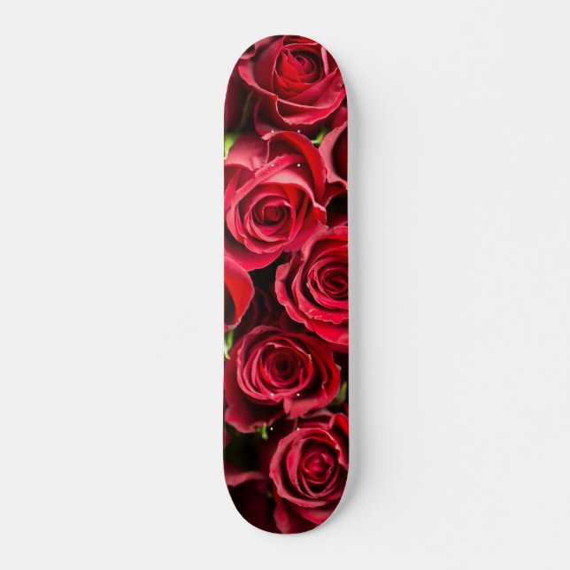 Skate Rosas vermelhas (Frente)