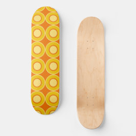 Skate Rosquinhas Amarelas Laranja Com Preenchimento Em L