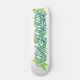 Skate roteiro 5280 em verde e azul