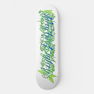 Skate roteiro 5280 em verde e azul