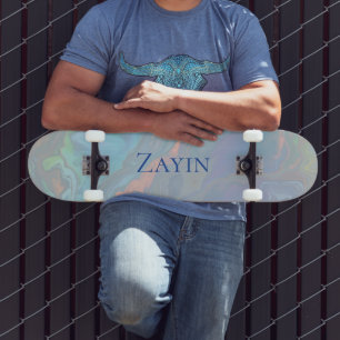 Skate Roupa esportiva ao ar livre com texto personalizad