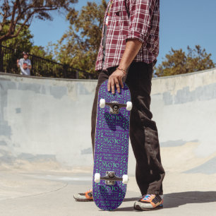 skate roxo