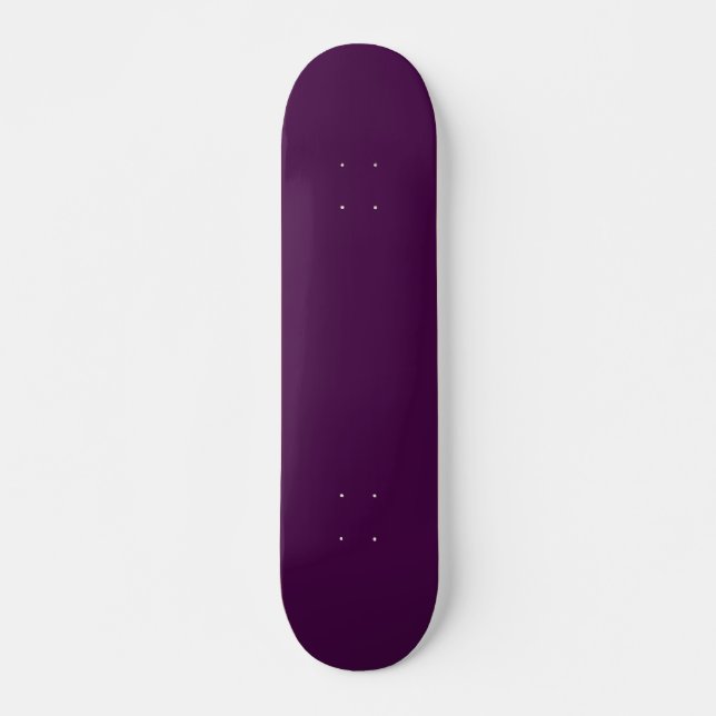 Skate Roxo Berinjela Cor Sólida (Frente)