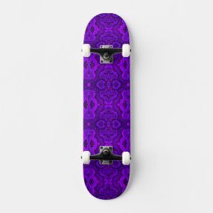 Skate roxo da textura do cobra