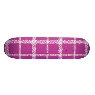 Skate Roxo da xadrez