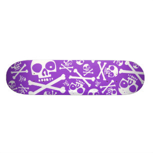 Skate Roxo do SkullDuggery