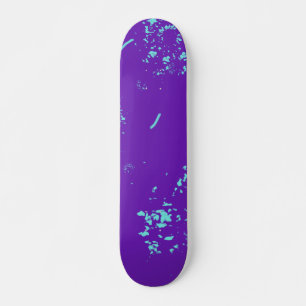 Skate Roxo - Dodores Azuis Claro