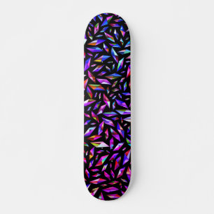 Skate Roxo estilhaçado  