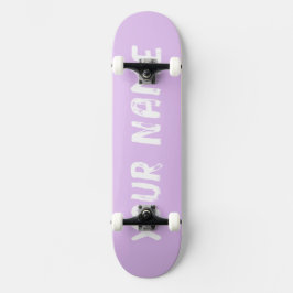 Skate Roxo Pastel Estético