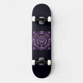 Skate Roxo-Roxo Tigre