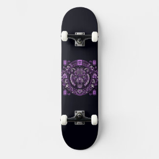 Skate Roxo-Roxo Tigre