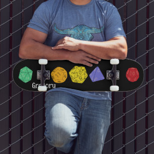 Skate RPG Gaming Dice, Conselho, Jogos Fantásticos Perso