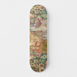 Skate Rua de Arte Floral, Abstrato de Abstrato legal
