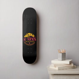Skate RUA-NICKS BED & BREAKFAST - natal engraçado