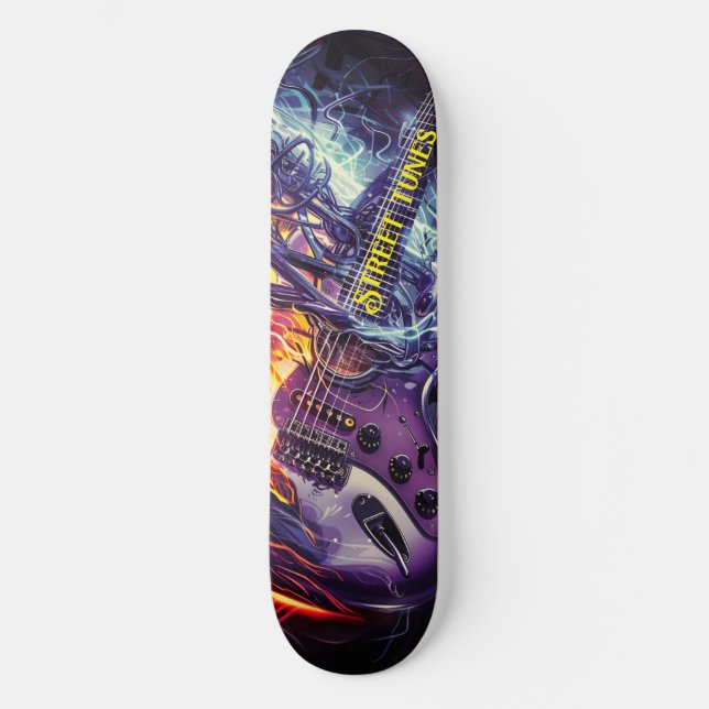 Skate Rua Tunes, guitarra elétrica (Frente)