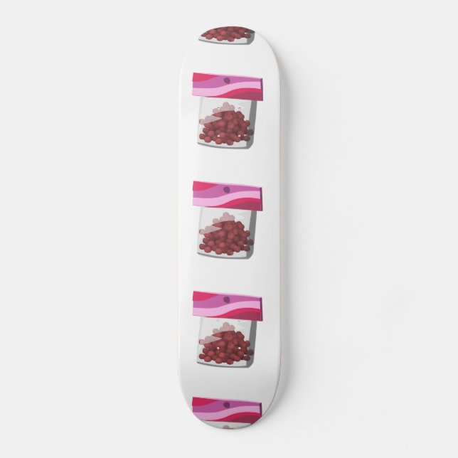 Skate Rubo de sobremesas de Comida com falha (Frente)