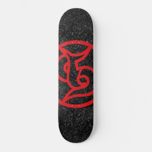 Skate Sacudir Lado dentro de um círculo