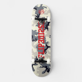 Skate Sacudir Para O Camo Do Skateboarders Real