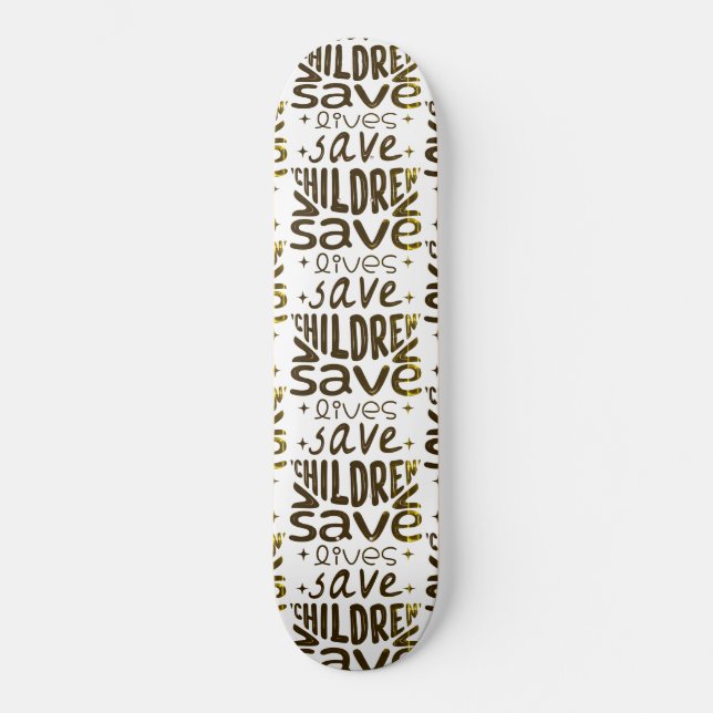 Skate Salvar Filhos, Salvar Vidas (Frente)