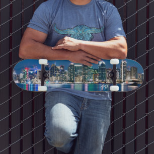 Skate San Diego Skyline Monogrammed