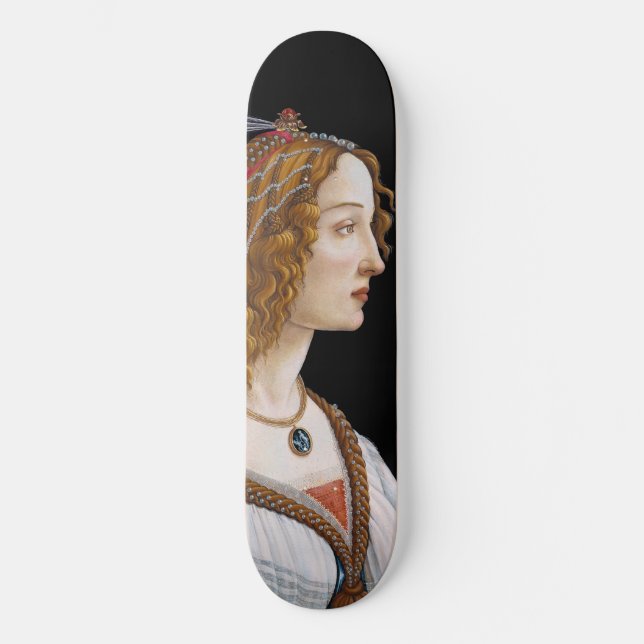 Skate Sandro Botticelli - Retrato de Simonetta Vespucci (Frente)