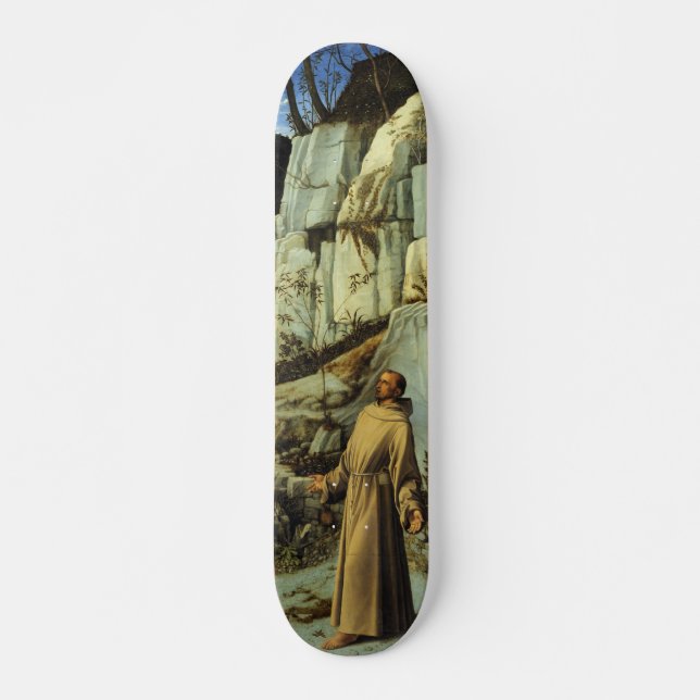 Skate Santo Francis no Deserto por Giovanni Bellini (Frente)