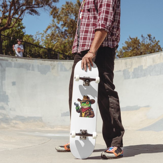 Skate Sapo Ocidental do Cowboy engraçado Kawaii (Ao ar livre 2)