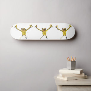 Skate Sapos animais engraçados da arte