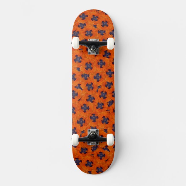 Skate Scarlet Orange Poppy Sem Costura (Frente)