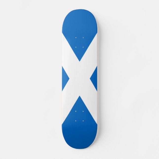 Skate Scottish Cross Scotland Colors (Frente)