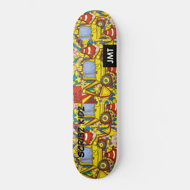 SKATE SCRIBZ KIDZ SKATEBOARDS  / JMT (Frente)