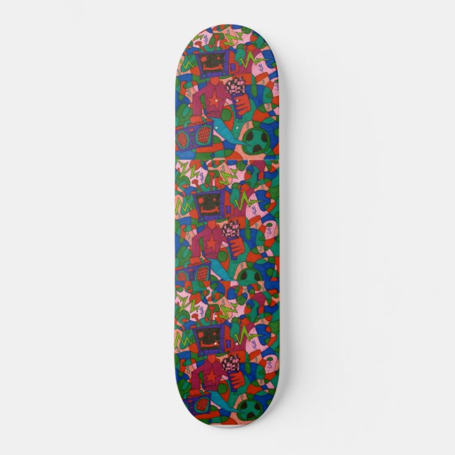 SKATE SCRIBZ KIDZ SKATEBOARDS /JMT (Frente)