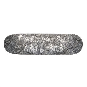 Skate Segurança dos crânios do açúcar