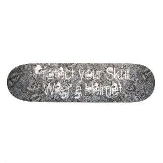 Skate Segurança dos crânios do açúcar